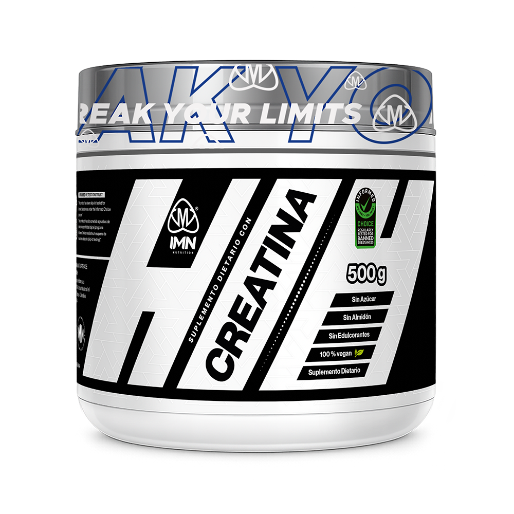 Creatina Monohidratada IMN 500g - 166 servicios - Suplemento dietario INVIMA SD2024-0004727
