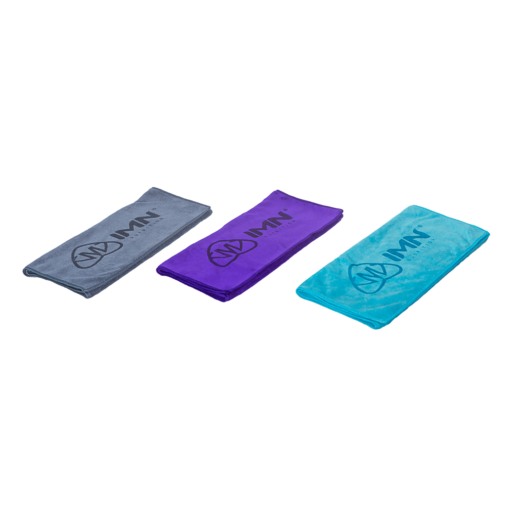 Toalla de microfibra IMN - accesorio oficial IMN Nutrition - vista 2