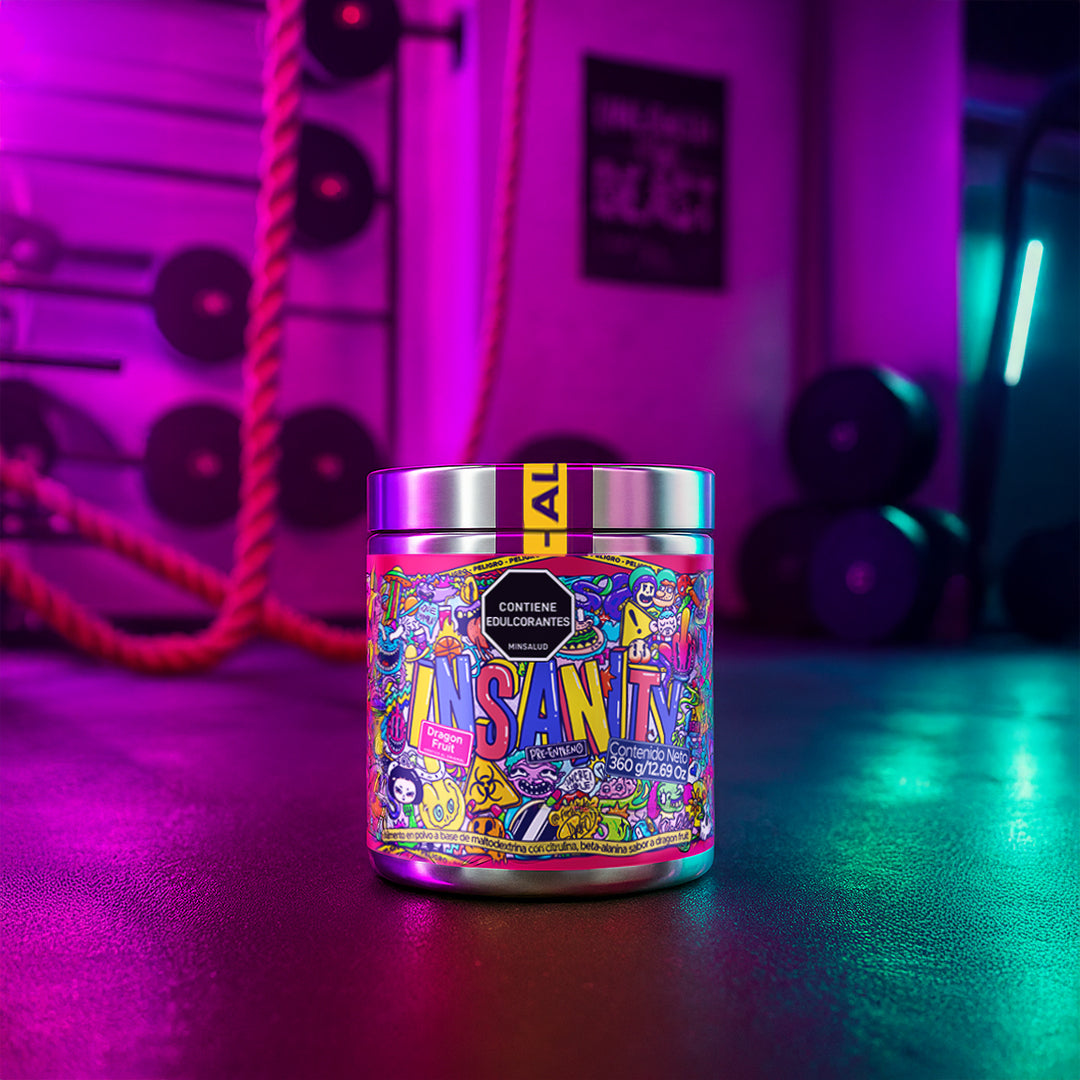 Insanity IMN 360g sabor Dragon Fruit - bebida energizante con cafeína - vista 3