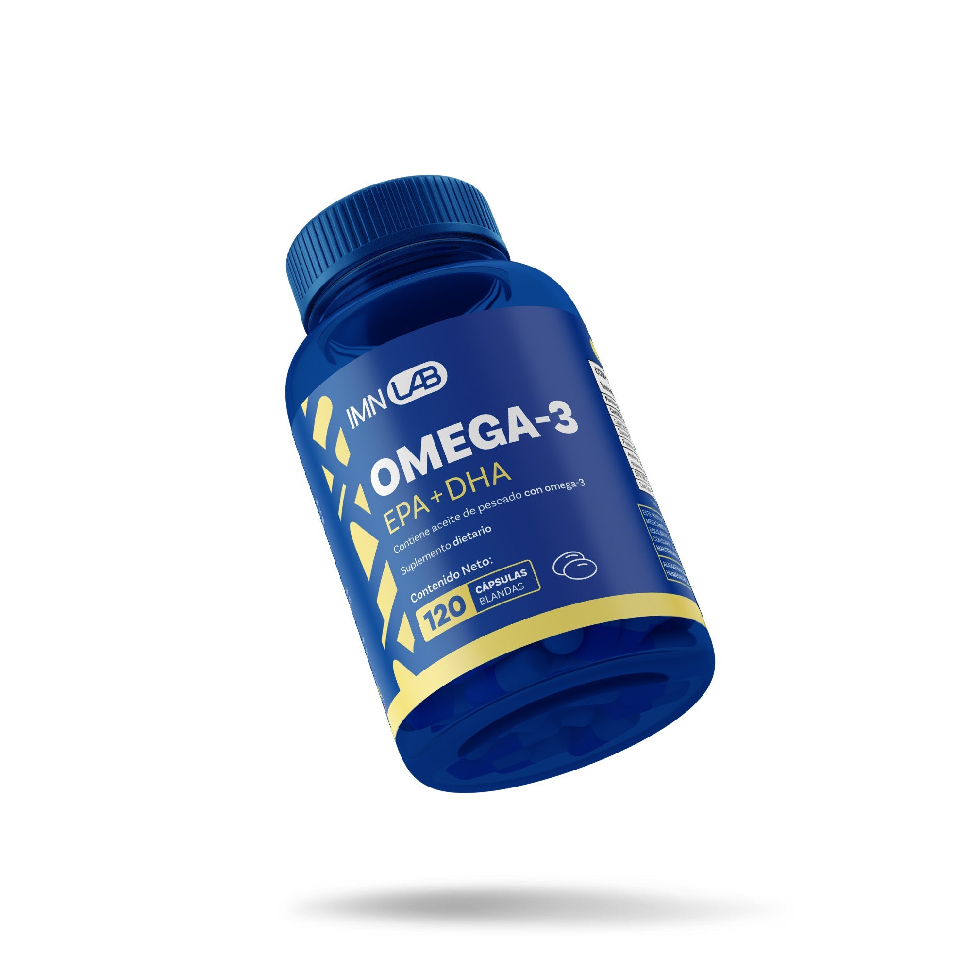 Omega 3 IMN cápsulas - aceite de pescado 1000mg EPA DHA - Suplemento dietario INVIMA - vista 2