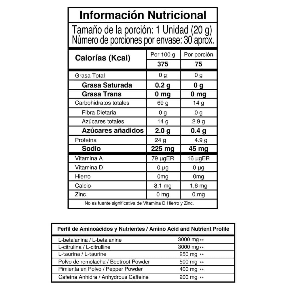 Ultimate IMN 600g - bebida energizante con cafeína y beta-alanina - vista 4