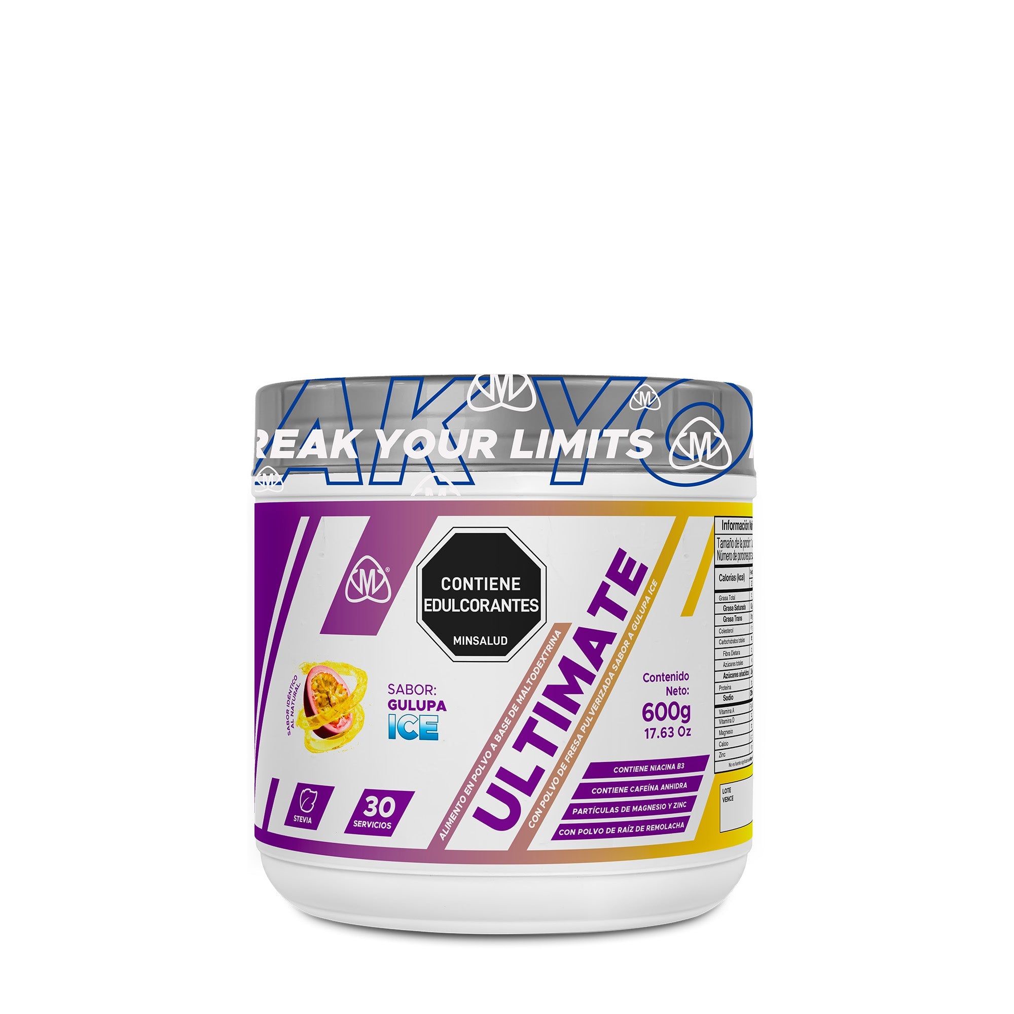 Ultimate IMN 600g - bebida energizante con cafeína y beta-alanina - vista 5
