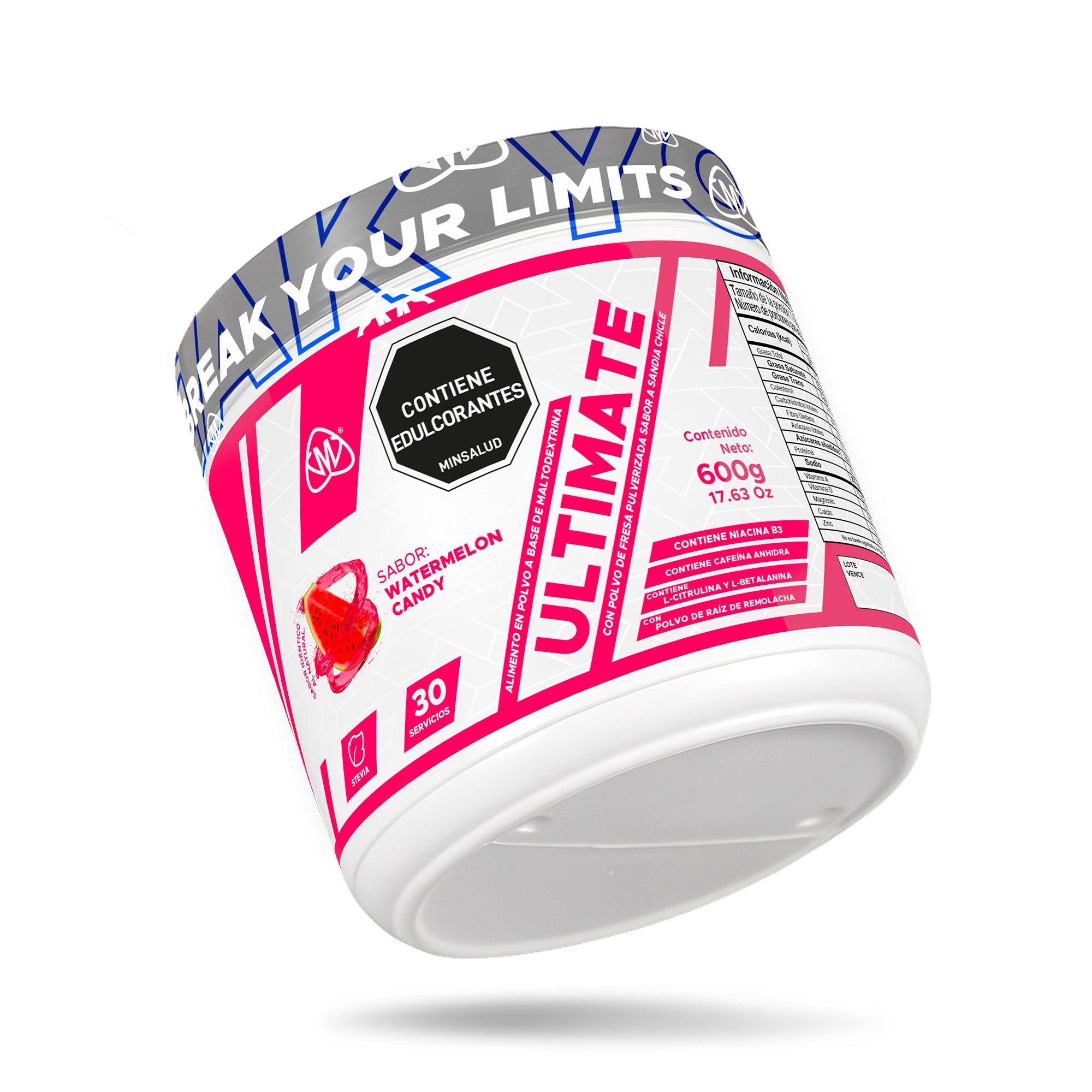 Ultimate IMN 600g - bebida energizante con cafeína y beta-alanina - vista 8