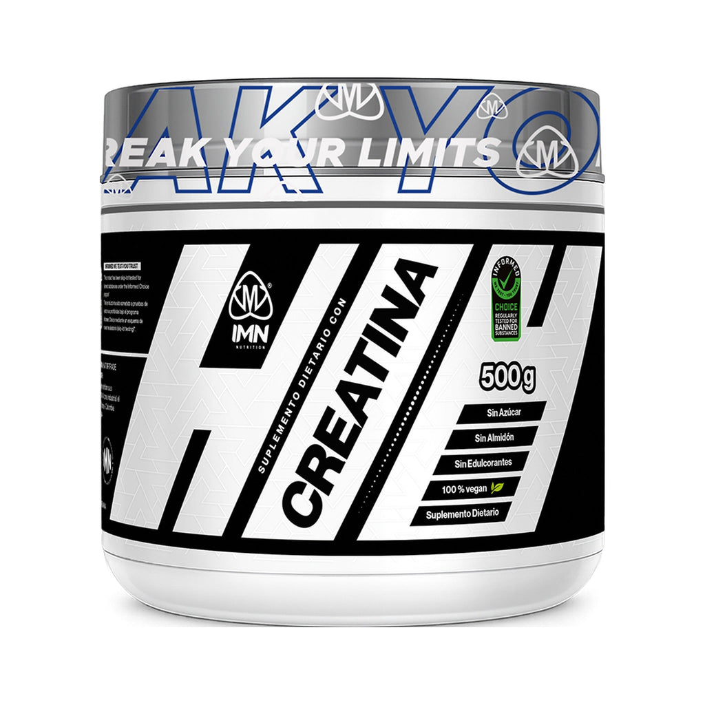 Creatina Monohidratada IMN 500g - 166 servicios - Suplemento dietario INVIMA SD2024-0004727