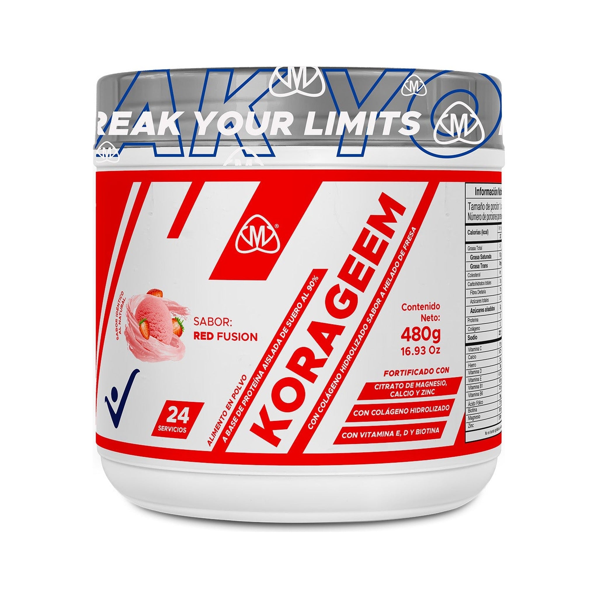 Korageem 480g - colágeno hidrolizado IMN - IMN Nutrition Colombia - vista 1